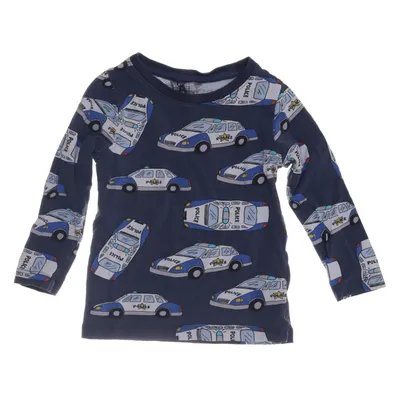 Lange mouwen shirt (Blauw, Meerkleurig) van Kids by Lindex Katoen, Elastaan