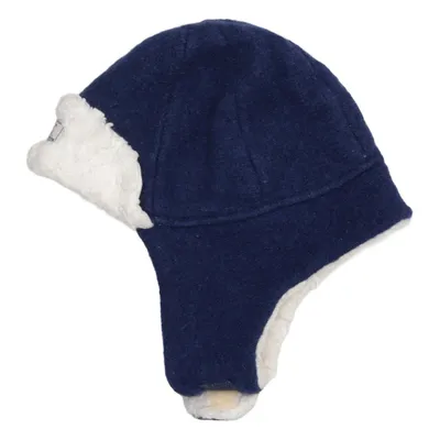 Trapper hat (Blue, White) from Pickapooh Wool