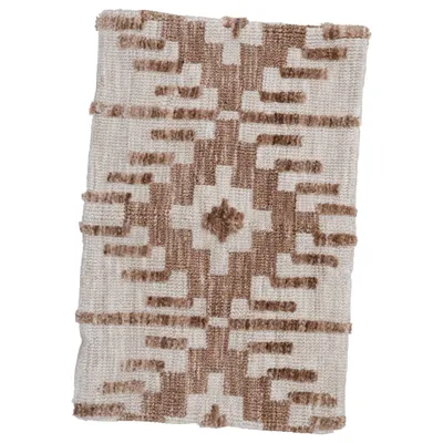 Cushion cover (Beige, Brown) from H&M Home Cotton, Polyester