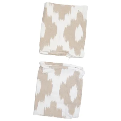 Pudebetræk (Beige, Hvid) fra H&M Home Bomuld