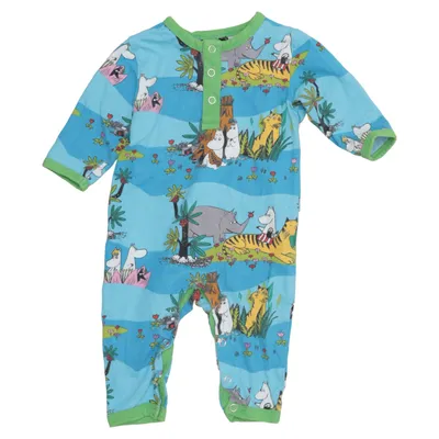 Sparkdräkt (Blå, Grön, Flerfärgad) från Moomin Elastan, Ekologisk bomull