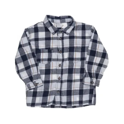Flanellen overhemd (Blauw, Wit, Meerkleurig) van D.M.D by Denim Day Katoen