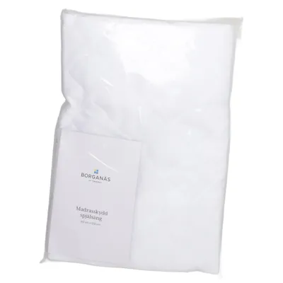 Mattress cover (White) from Borganäs Cotton, Polyester