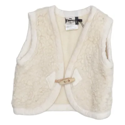Outer vest (Beige) from Alwero Wool