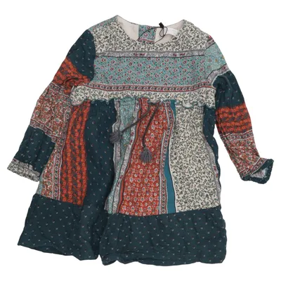 Robe (Bleu, Multicolore) de Zara BabyGirl Viscose, Laine