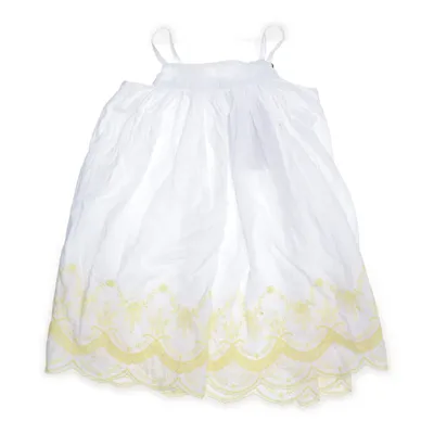 Kjole (Hvid, Gul) fra Bout'chou Bomuld, Polyester