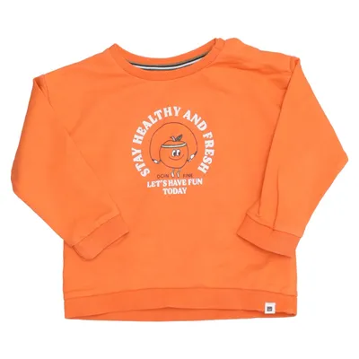 Sweatshirt (Orange) from Babyface Cotton, Elastane