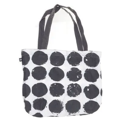 Canvas tas (Wit, Zwart)