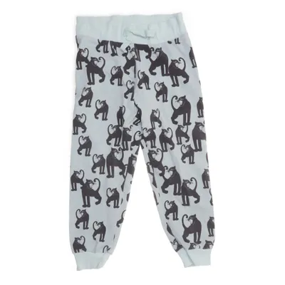 Sweatpants (Grøn, Sort, Flerfarvet) fra Mini Rodini Elastan, Økologisk bomuld