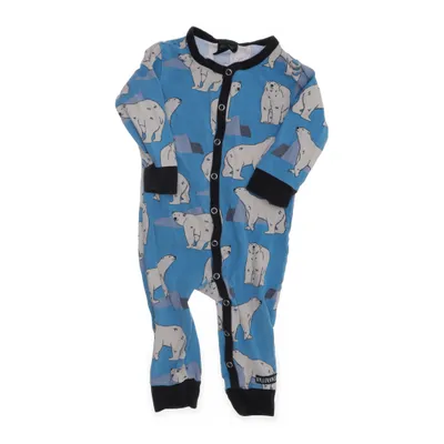 Sparkdräkt (Blå, Vit, Svart) från Villervalla Elastan, Ekologisk bomull