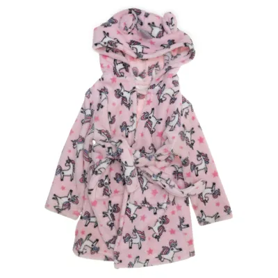 Bathrobe (Pink, White, Multicolored) from Orino Polyester