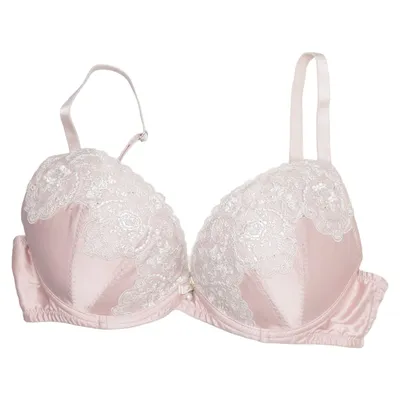 Bra (Pink) from Miss Vanity Elastane, Polyamide, Polyester