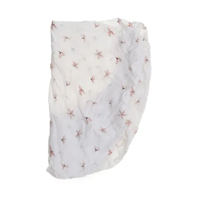 Fitted sheet (White, Multicolored) from Cam Cam Organic cotton