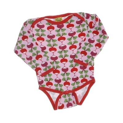 Body (Rosa, Röd, Grön, Lila) från Duns Ekologisk bomull