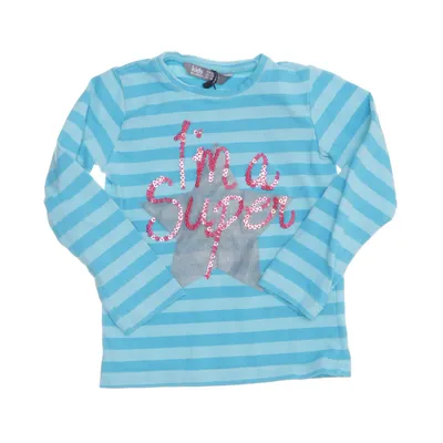 Lange mouwen shirt (Blauw, Roze) van Kids by Lindex Katoen, Elastaan