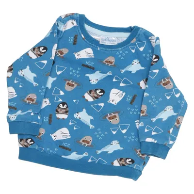 Sweatshirt (Blue, Multicolored) from So Cute Cotton