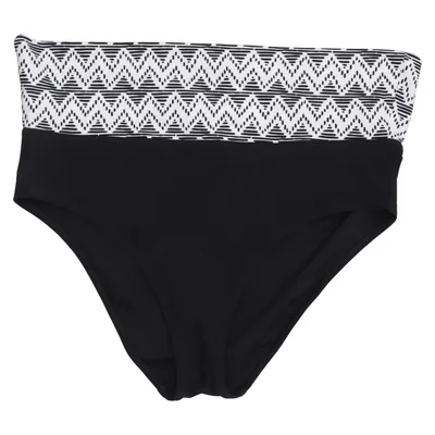 Bas de bikini (Noir, Blanc) de Rosa Faia Élasthane, Polyamide