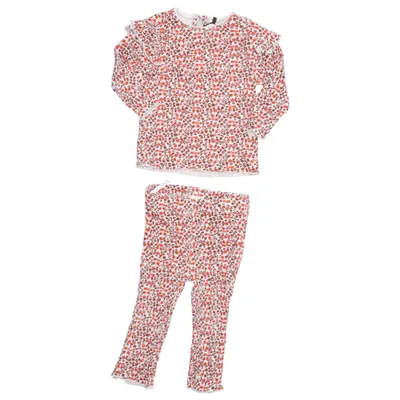 Set (White, Red, Brown) from Zeeman Cotton, Elastane