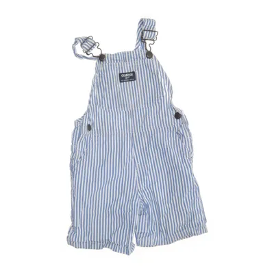 Salopette courte (Bleu, Blanc) de OshKosh B'gosh Coton