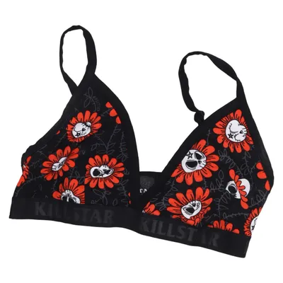 Bralette (Zwart, Rood, Wit) van Killstar Elastaan, Viscose