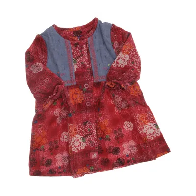 Klänning (Röd, Flerfärgad) från Chipie Bomull