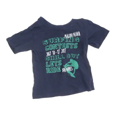 T-shirt (Blue, Green, White) from Red & Blue Cotton