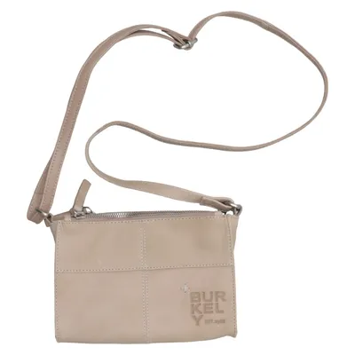Shoulder-bag (Beige) from Burkely Leather, Polyester