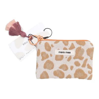 Toilet bag (Beige, Brown) from Mara Mea Cotton, Polyester