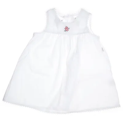 Dopklänning (Vit) från Polarn O. Pyret Bomull