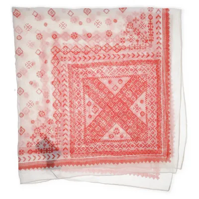 Scarf (Röd, Vit) från Gudrun Sjödén Ull