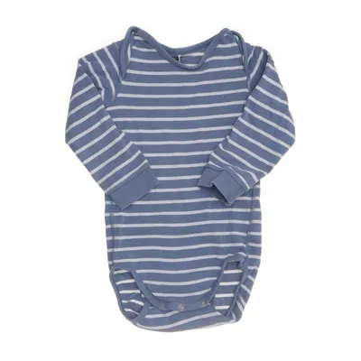 Romper (Blauw, Wit) van Polarn O. Pyret Organisch katoen