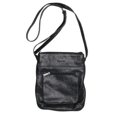Sac à bandoulière (Noir) de Sempre Cuir