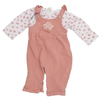 Barboteuse (Rose) de Mayoral Newborn Coton, Élasthane