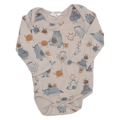 Body (Beige, Flerfarvet) fra People Wear Organic Økologisk bomuld