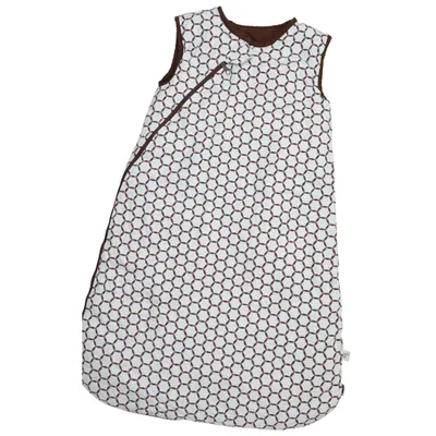 Swaddle sack (White, Blue, Brown) from Klippan Yllefabrik Cotton, Polyester