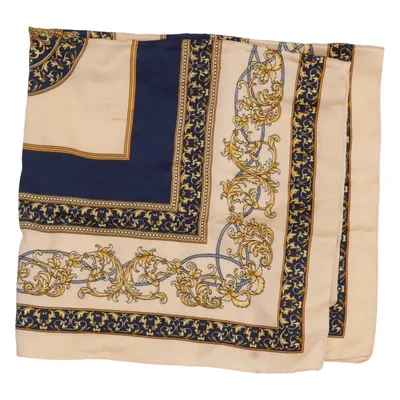 Näsduk (Beige, Blå, Guldfärgad) Polyester