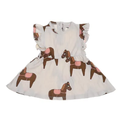 Jurk (Beige, Meerkleurig) van Mini Rodini