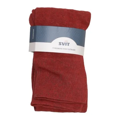 Tights (Red) from Savita Cotton, Elastane, Polyamide