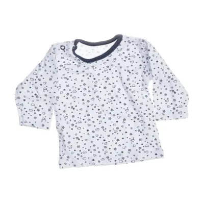 Lange mouwen shirt (Wit, Meerkleurig) van TupTam Katoen