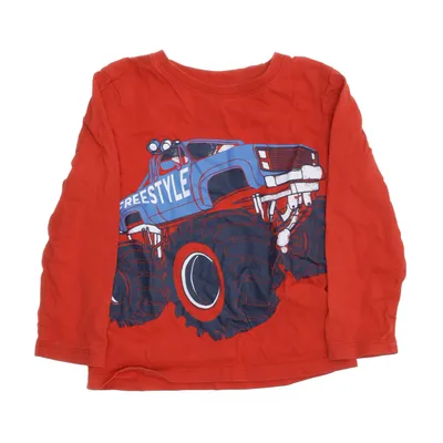 Long sleeve T-shirt (Red, Multicolored) from Tough Team Cotton