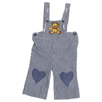 Dungarees (Blue, White)