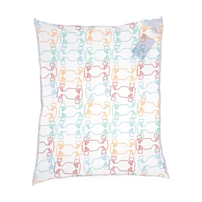 Couverture de bébé (Blanc, Multicolore) de Me&i Coton, Élasthane