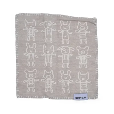 Scarf (Grå, Vit) från Klippan Yllefabrik Ekologisk bomull