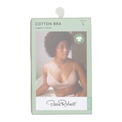 Bralette (Pink) from Pierre Robert Elastane, Organic cotton