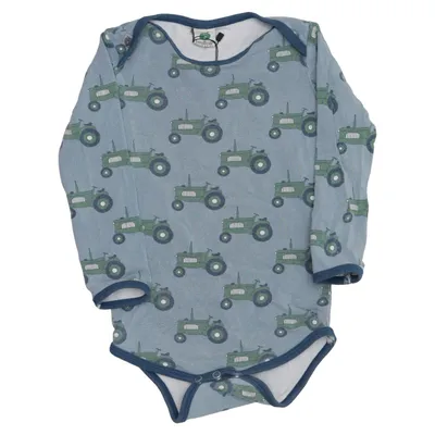 Romper (Blauw, Groen) van Småfolk Katoen, Elastaan, Modal