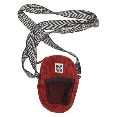 Sac à bandoulière (Rouge, Noir, Blanc) de Lucy & Yak Nylon, Coton biologique