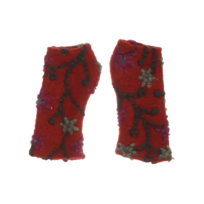 Wrist warmers (Red, Multicolored)