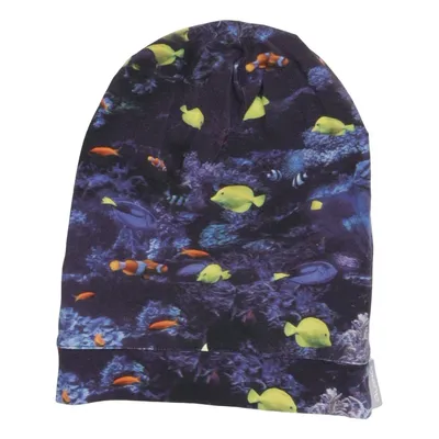 Bonnet (Bleu, Multicolore) de Alana Élasthane, Coton biologique