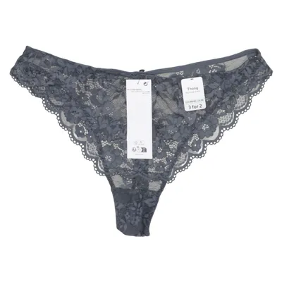 Thongs (Gray) from Lindex Elastane, Polyamide
