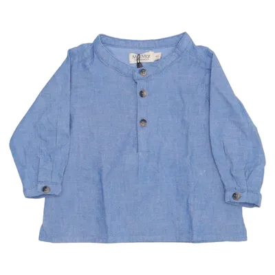 T-shirt manches longues (Bleu) de MarMar Copenhagen Coton